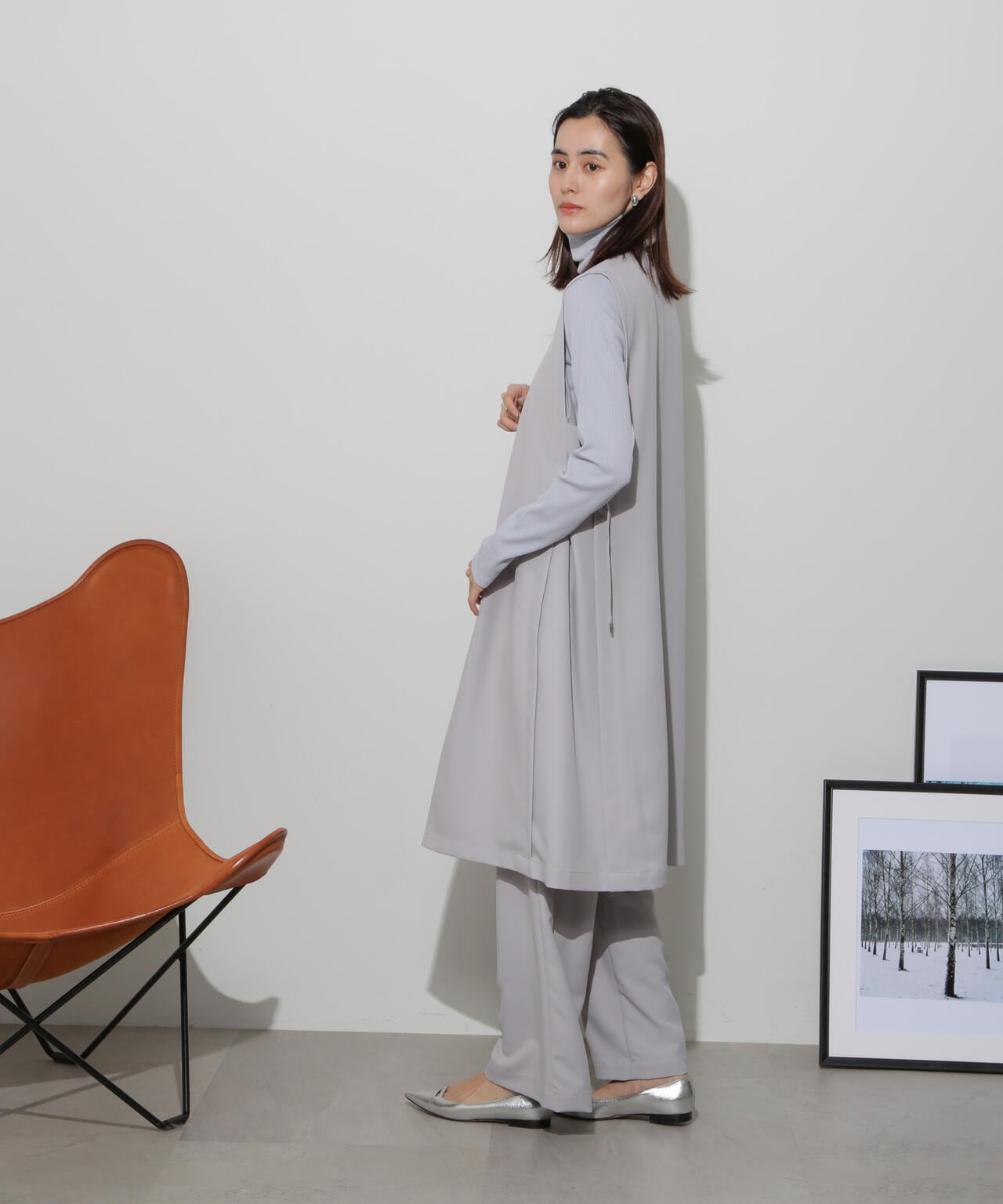 サイドベルトロングジレ(セットアップ可)