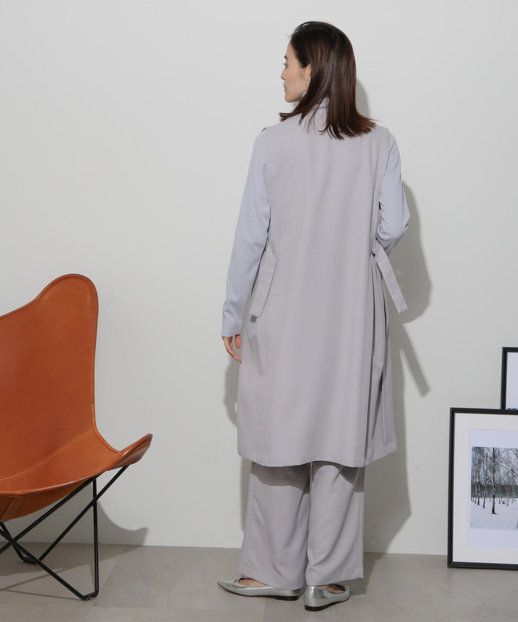 サイドベルトロングジレ(セットアップ可)