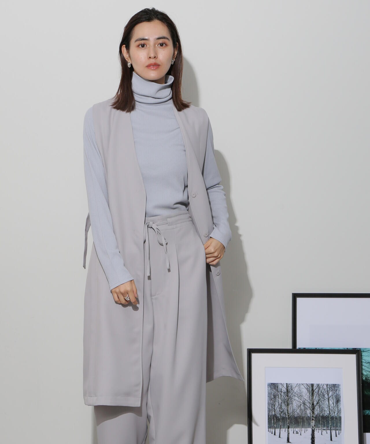 サイドベルトロングジレ(セットアップ可)