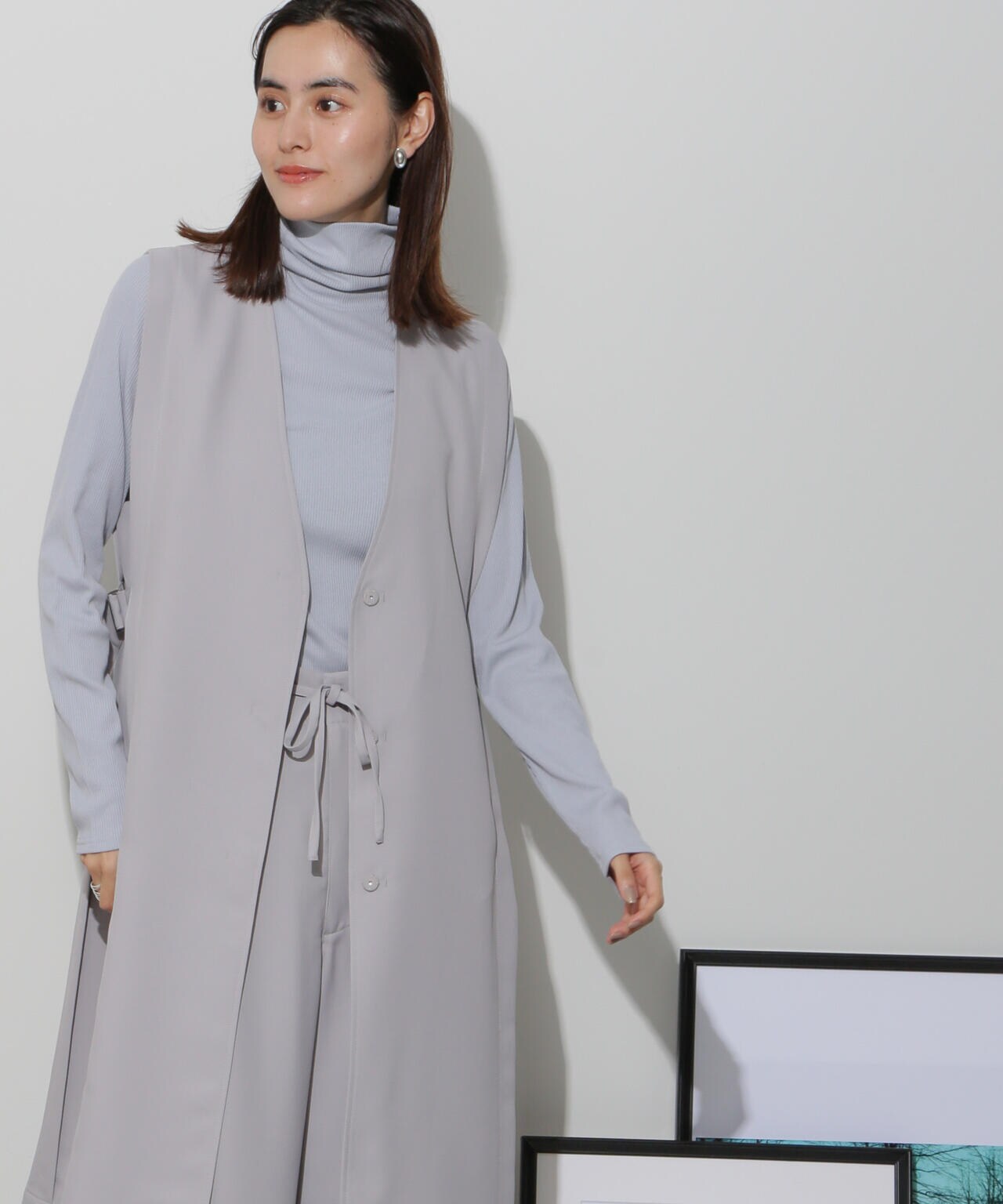 サイドベルトロングジレ(セットアップ可)