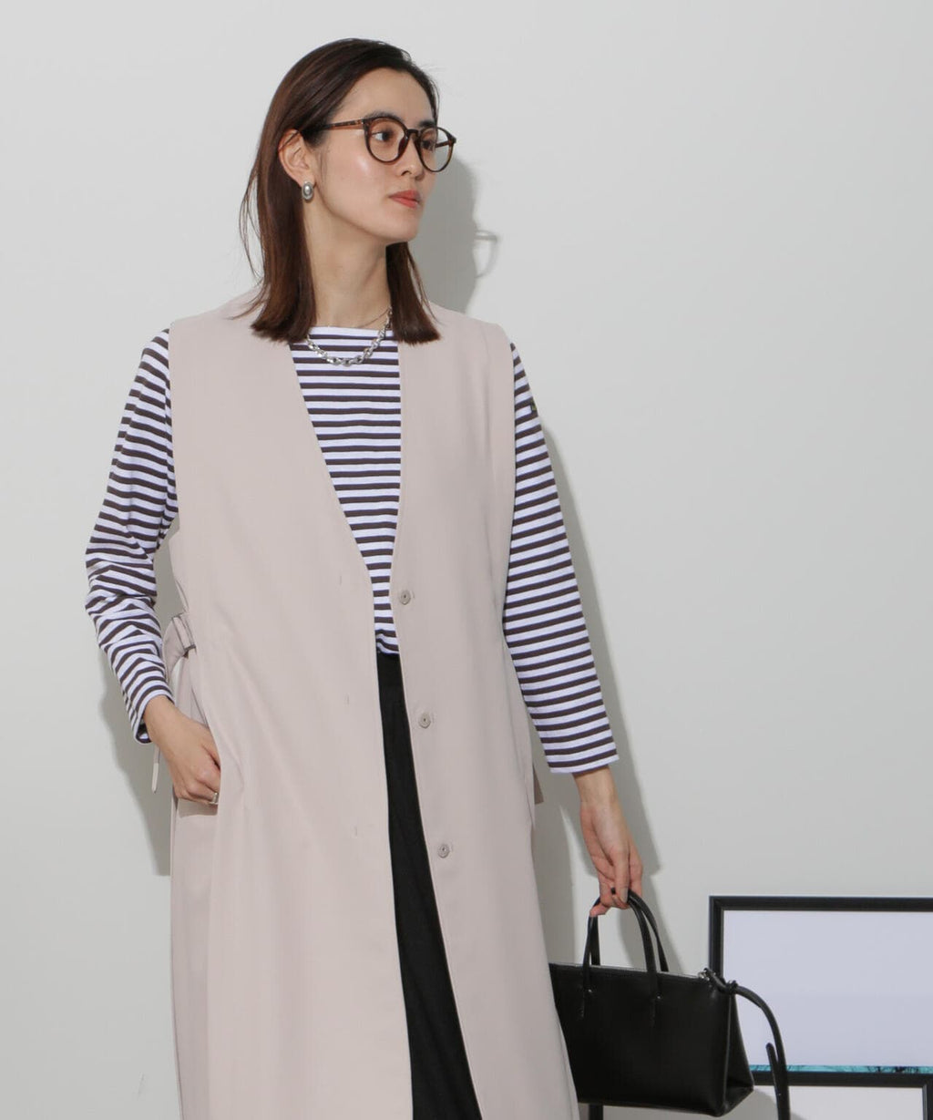 サイドベルトロングジレ(セットアップ可)