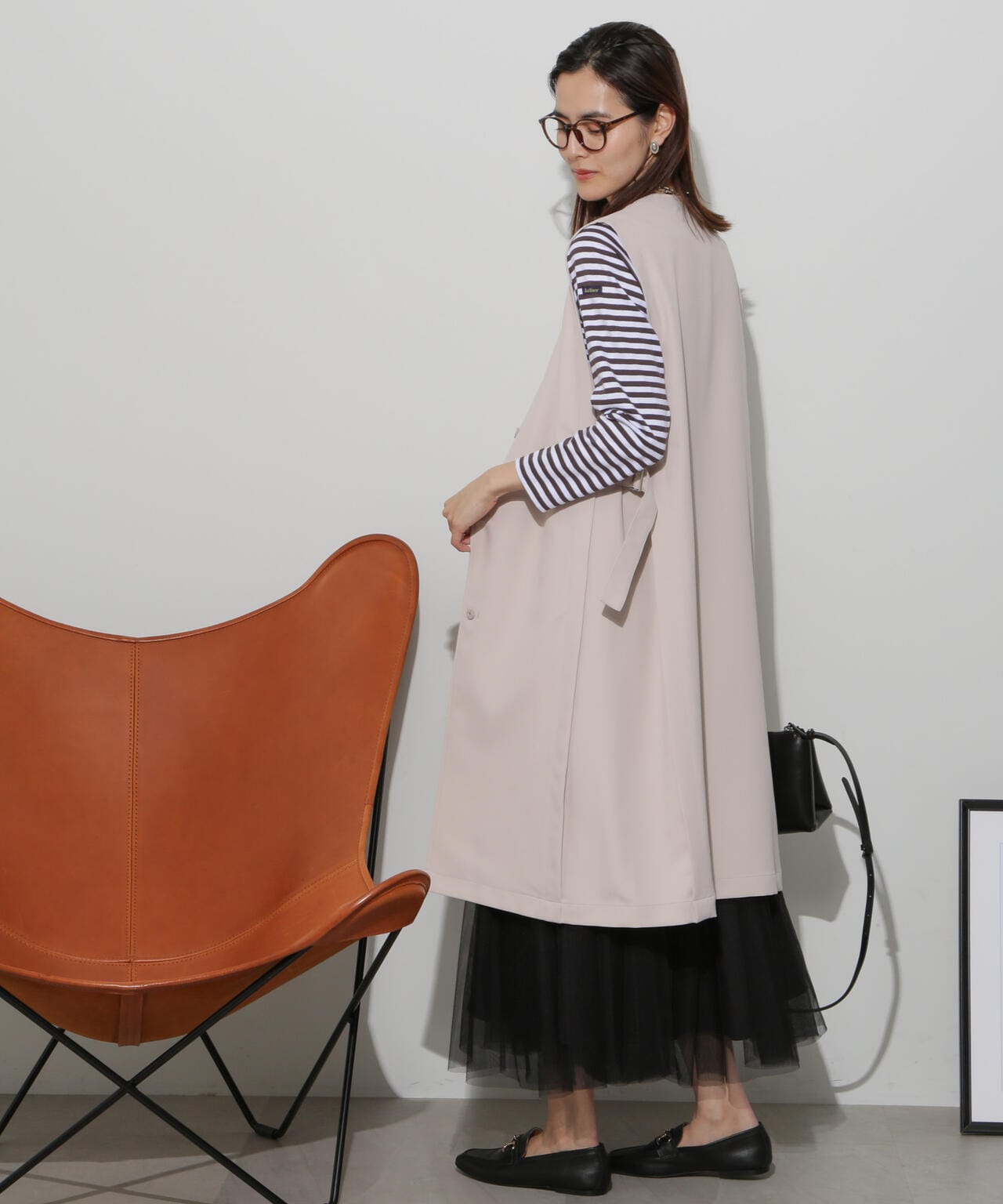 サイドベルトロングジレ(セットアップ可)