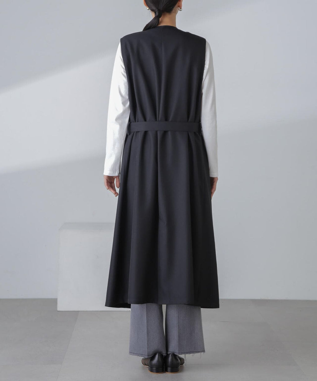 撥水&花粉ガード加工ロングジレ