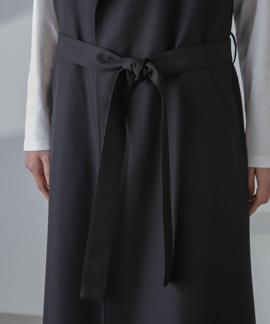 撥水&花粉ガード加工ロングジレ