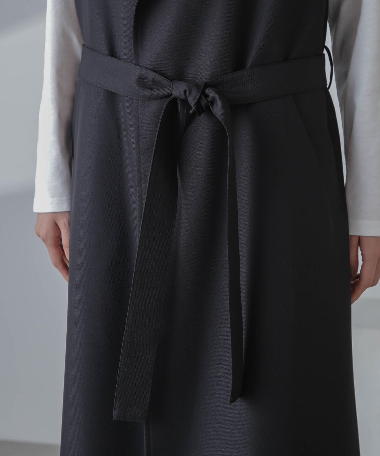 撥水&花粉ガード加工ロングジレ