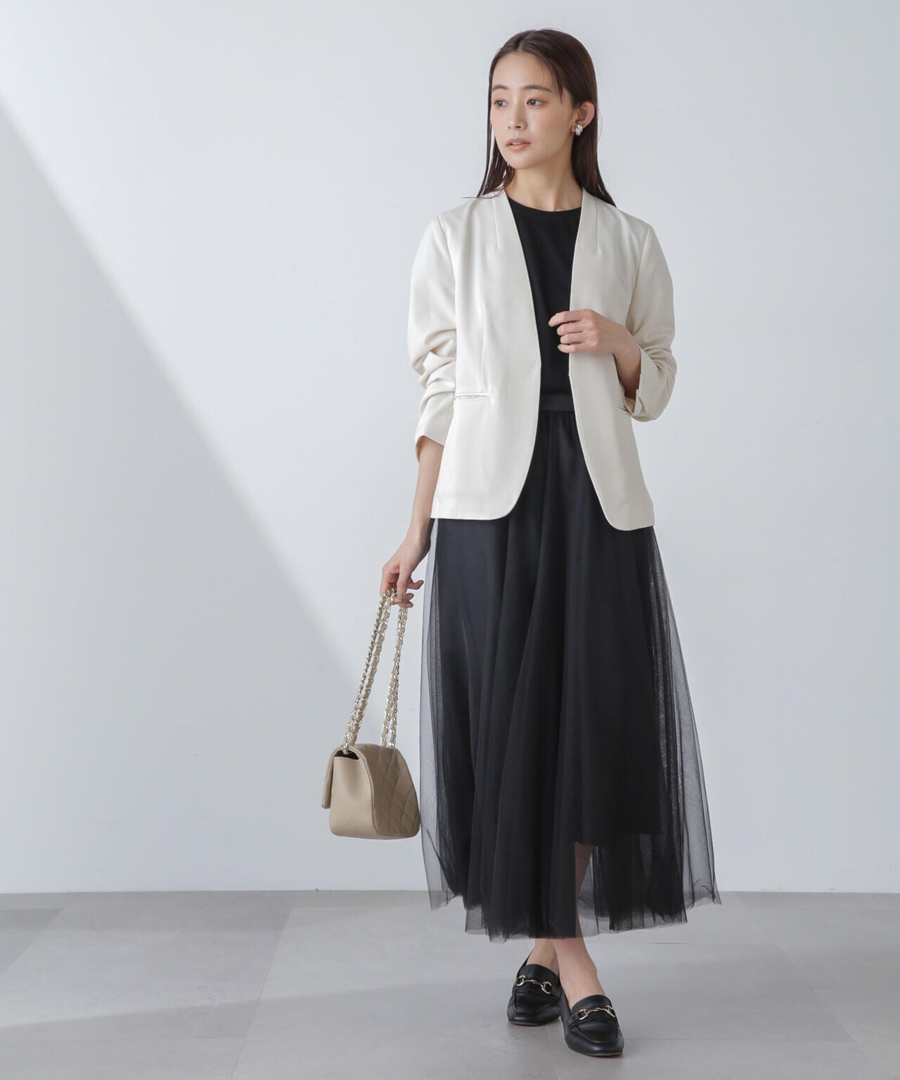 多機能素材ノーラペルジャケット(セットアップ可)