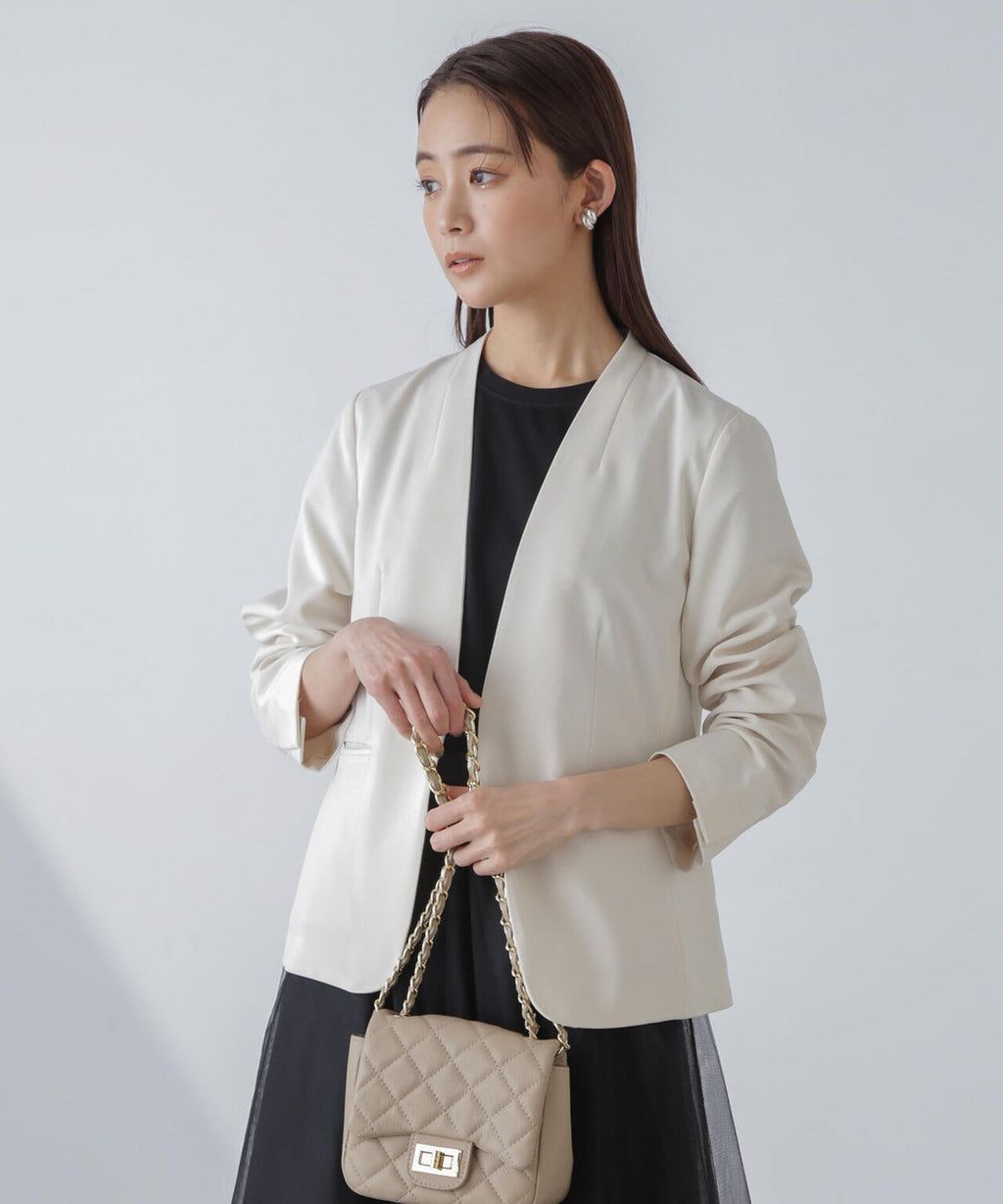 多機能素材ノーラペルジャケット(セットアップ可)