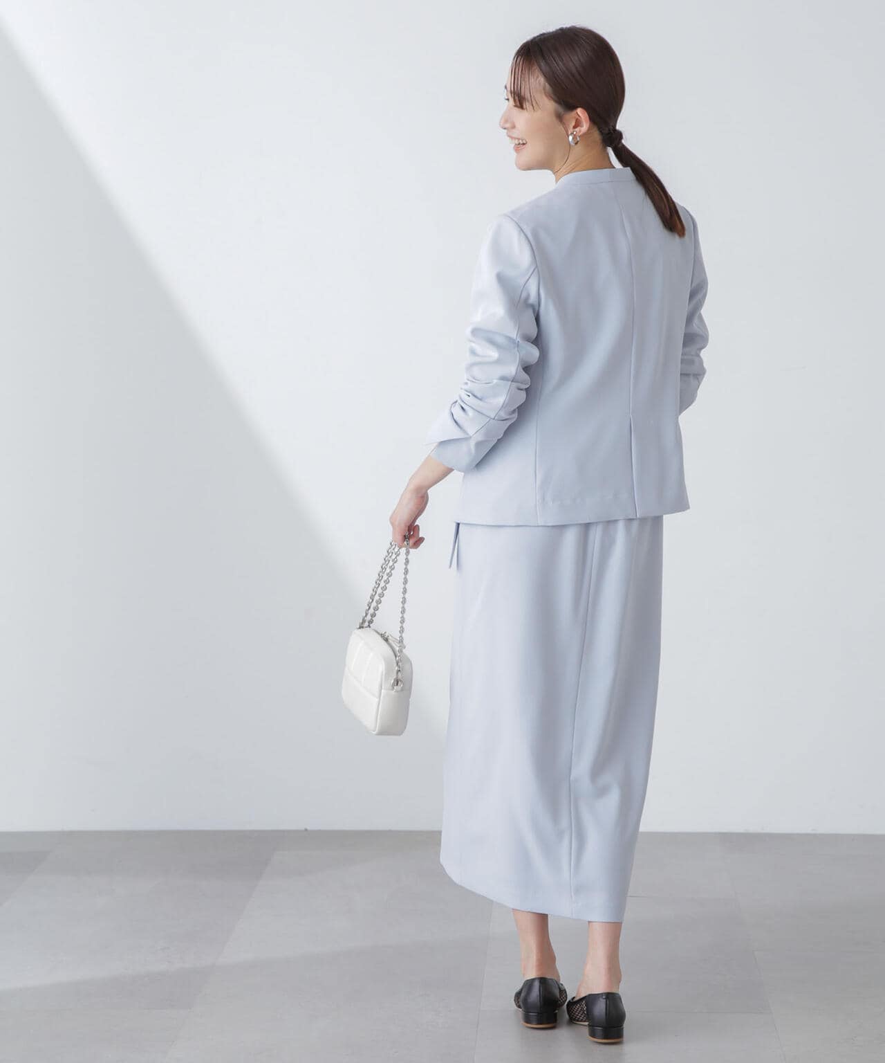 多機能素材ノーラペルジャケット(セットアップ可)