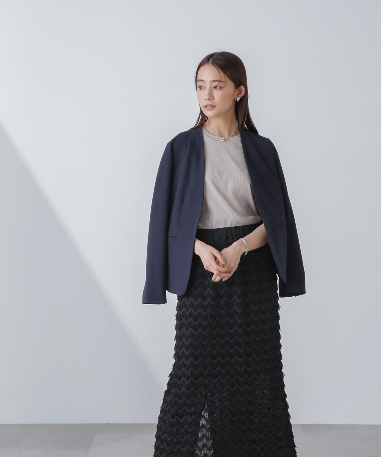 多機能素材ノーラペルジャケット(セットアップ可)