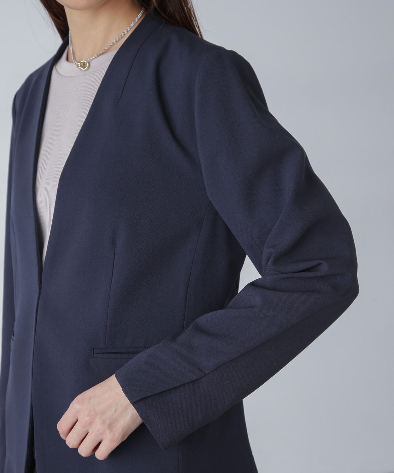 多機能素材ノーラペルジャケット(セットアップ可)