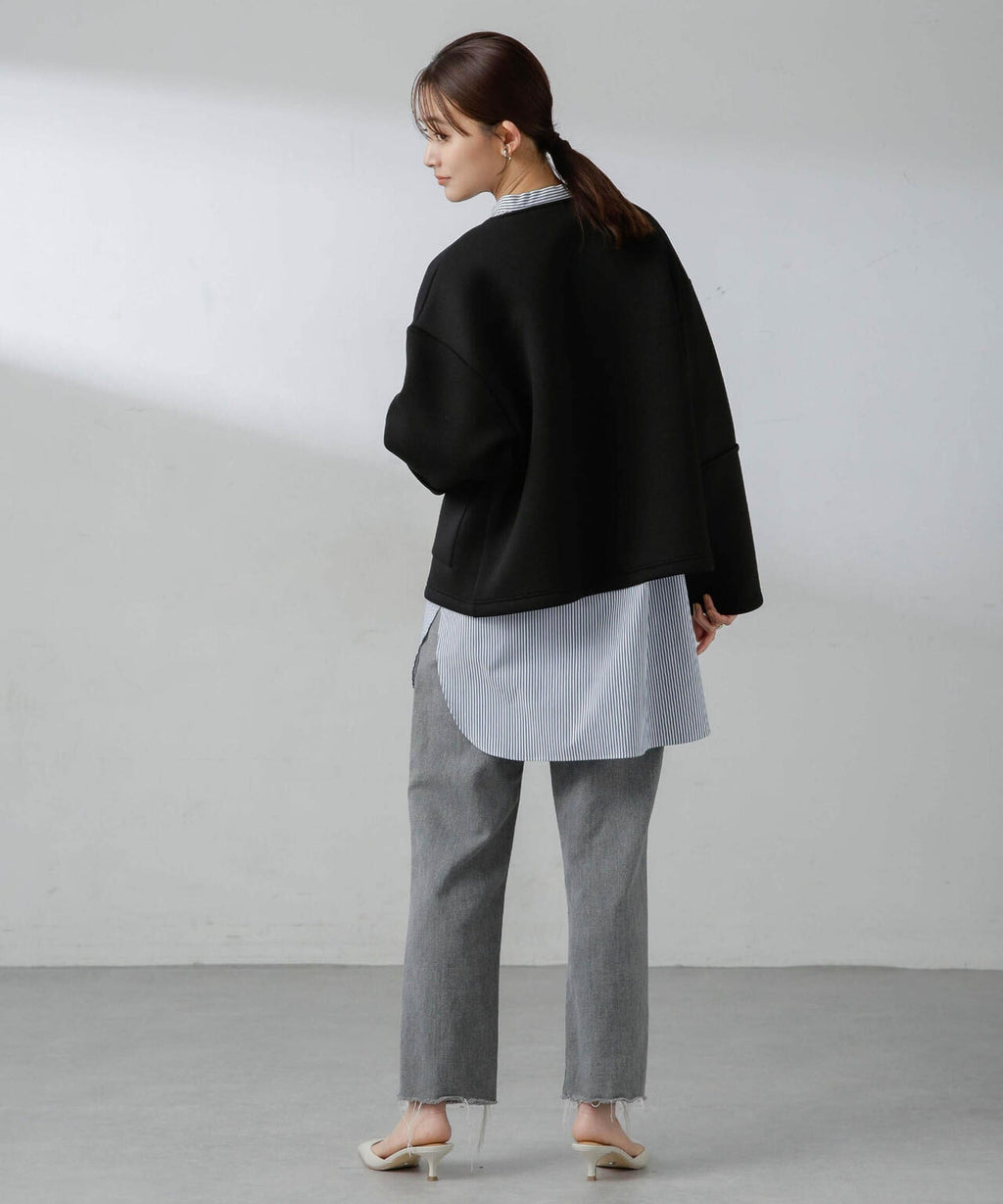 ダンボールカットノーカラージャケット