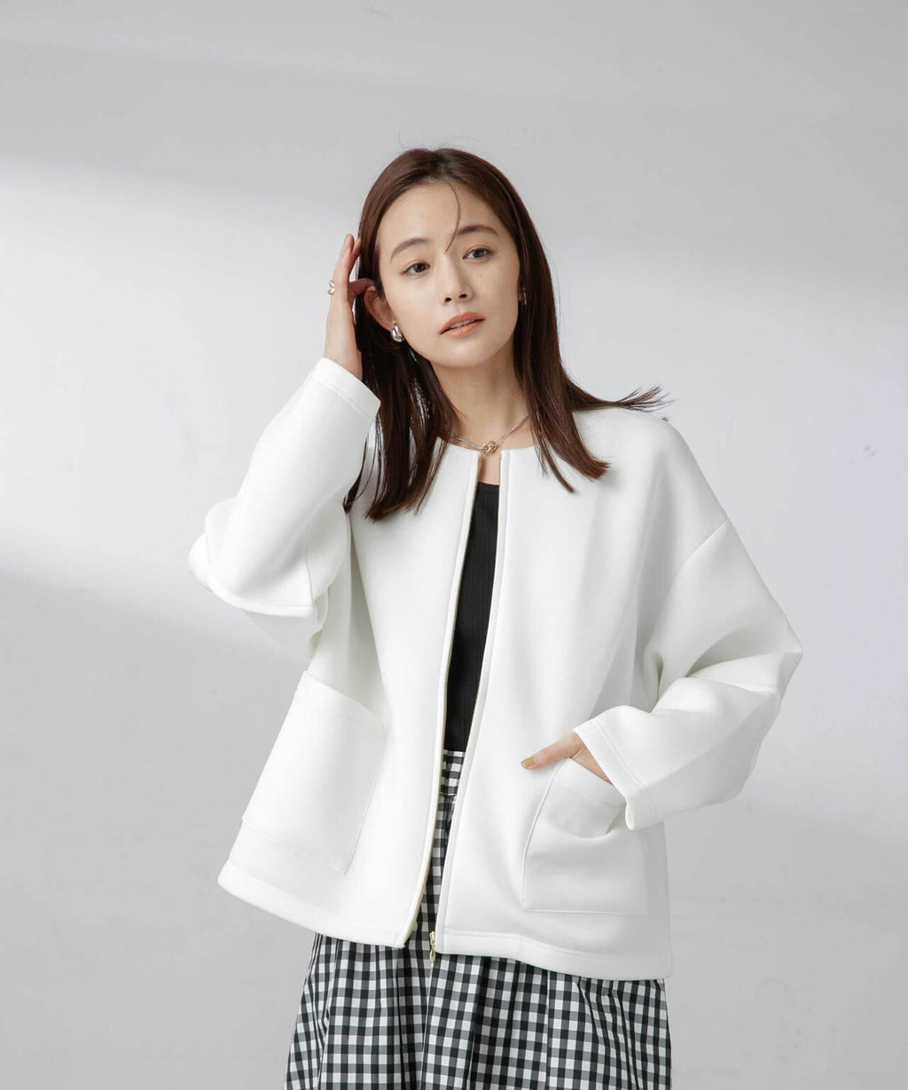 ダンボールカットノーカラージャケット