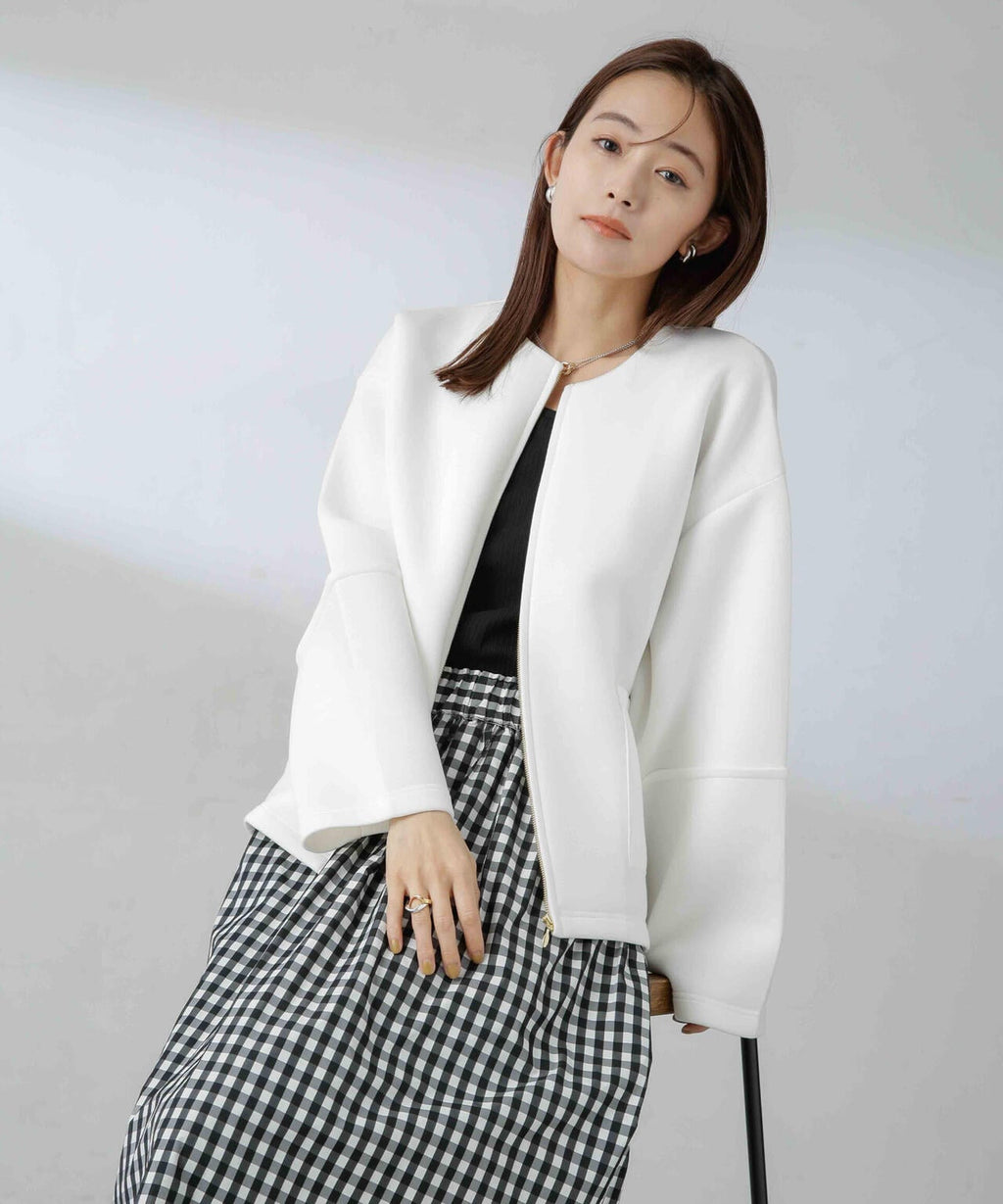 ダンボールカットノーカラージャケット