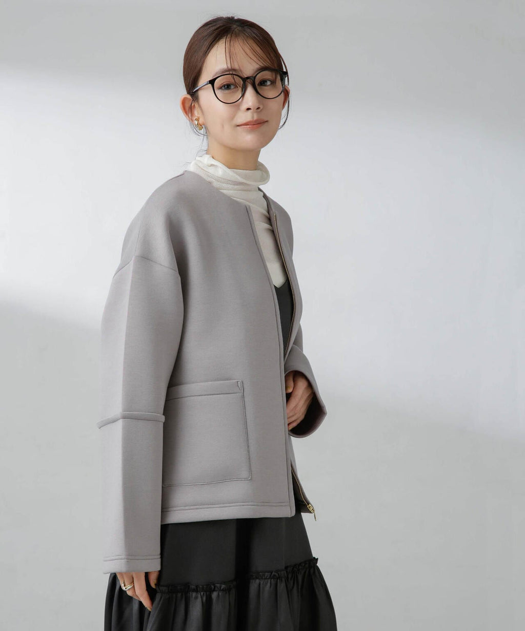 ダンボールカットノーカラージャケット